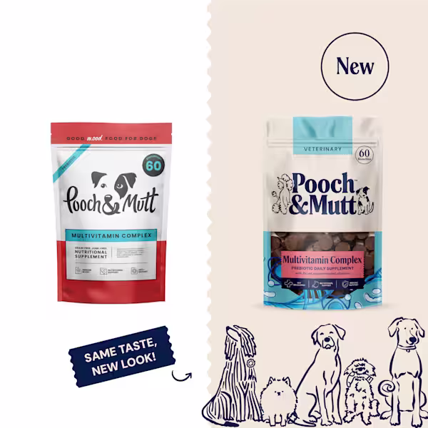 P&M NEW vs OLD SUPPLEMENTS VETERINARY MULTIVITAMIN COMPLEX