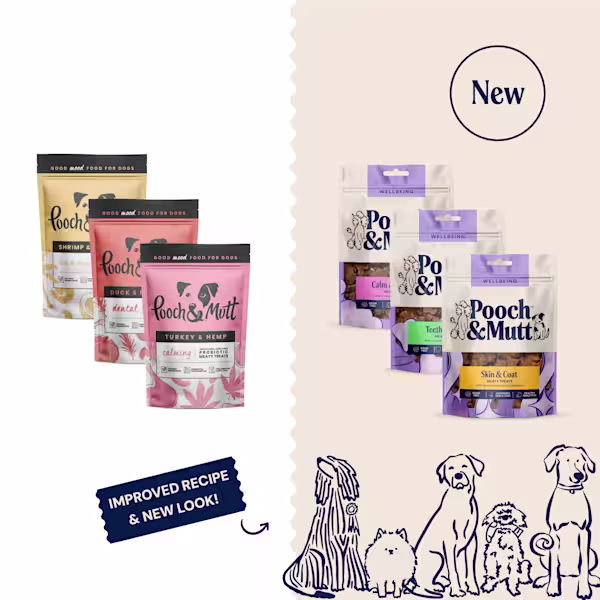 P&M NEW vs OLD TREATS WELLBEING MEATY TREAT TASTER