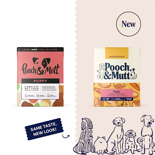 P&M NEW vs OLD WET FOOD SUPERFOODS PUPPY
